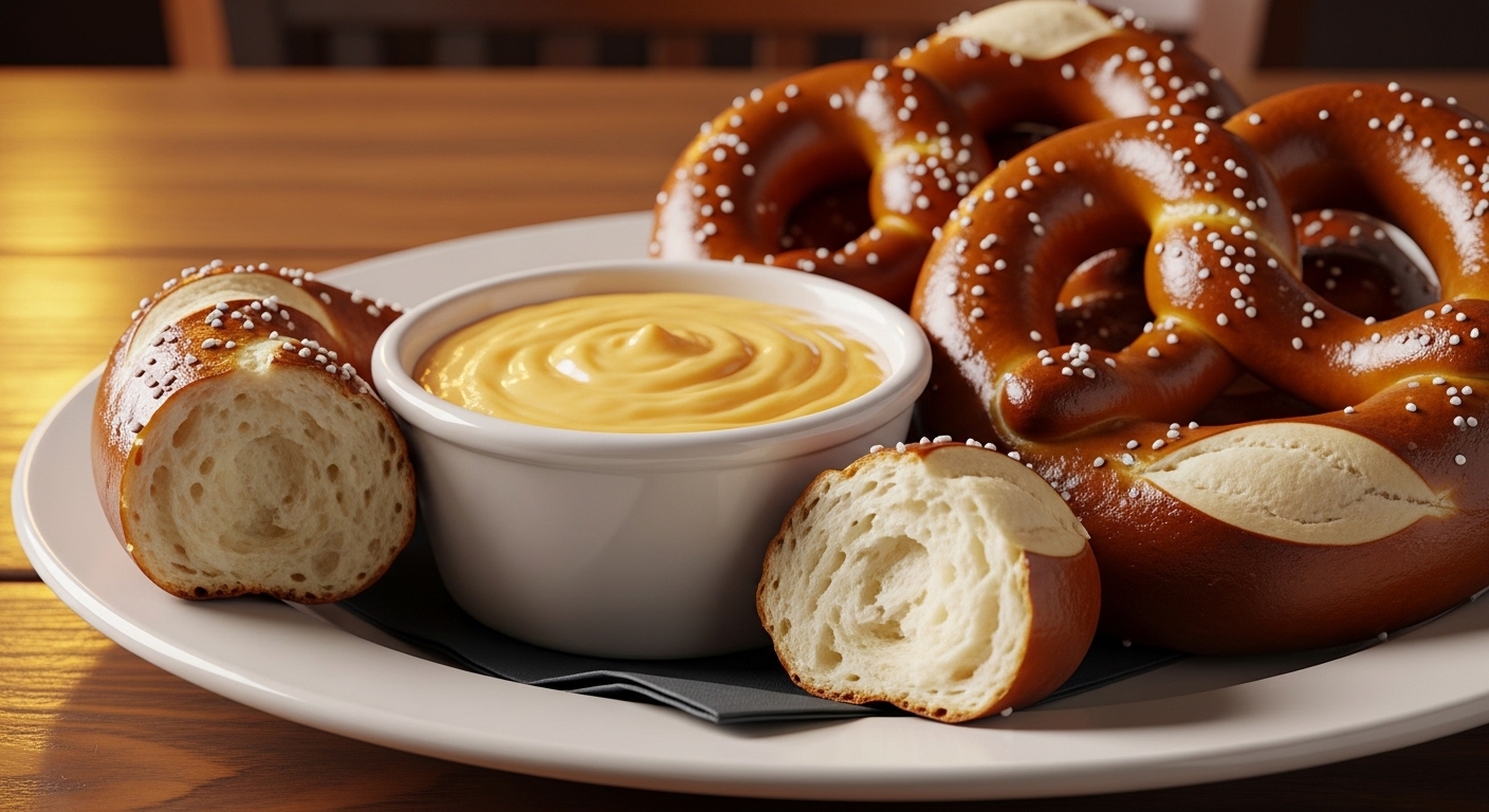 Applebee's Brew Pub Pretzels & Beer Cheese Dip - Appetizers