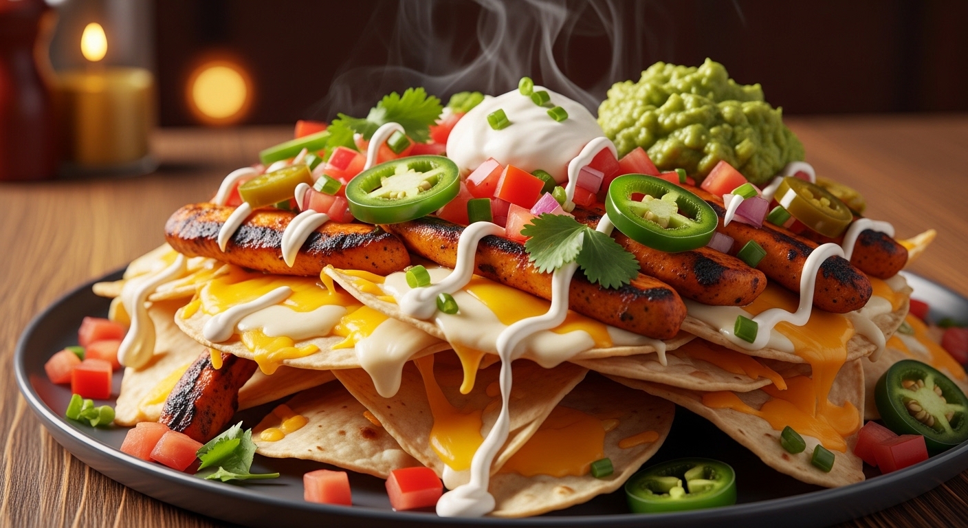 Applebee's Neighborhood Nachos with Chipotle Lime Chicken - Appetizers