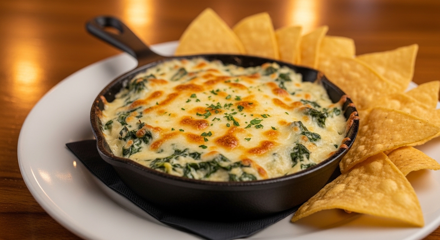 Applebee's Spinach & Artichoke Dip - Appetizers