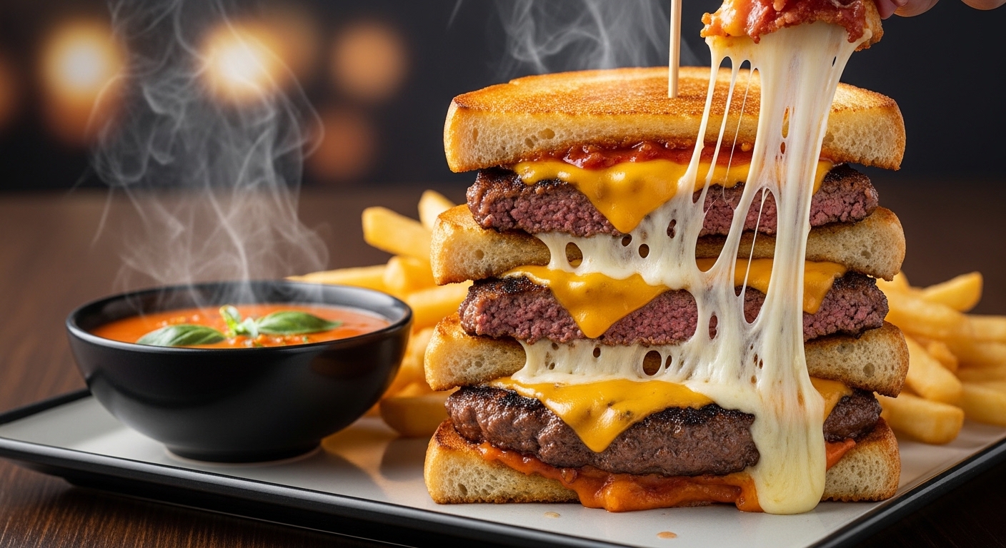 Applebee's Grilled Cheese Cheeseburger - Handcrafted Burgers