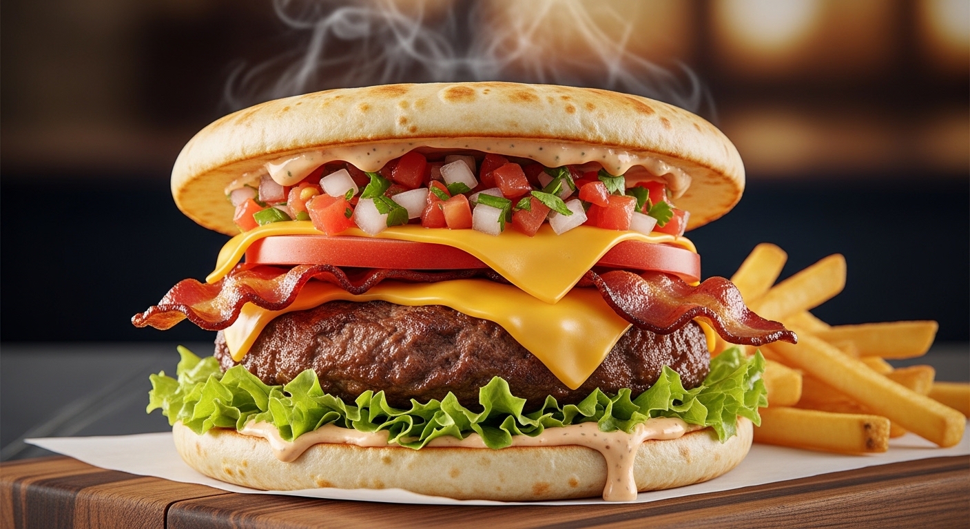 Applebee's Quesadilla Burger - Handcrafted Burgers