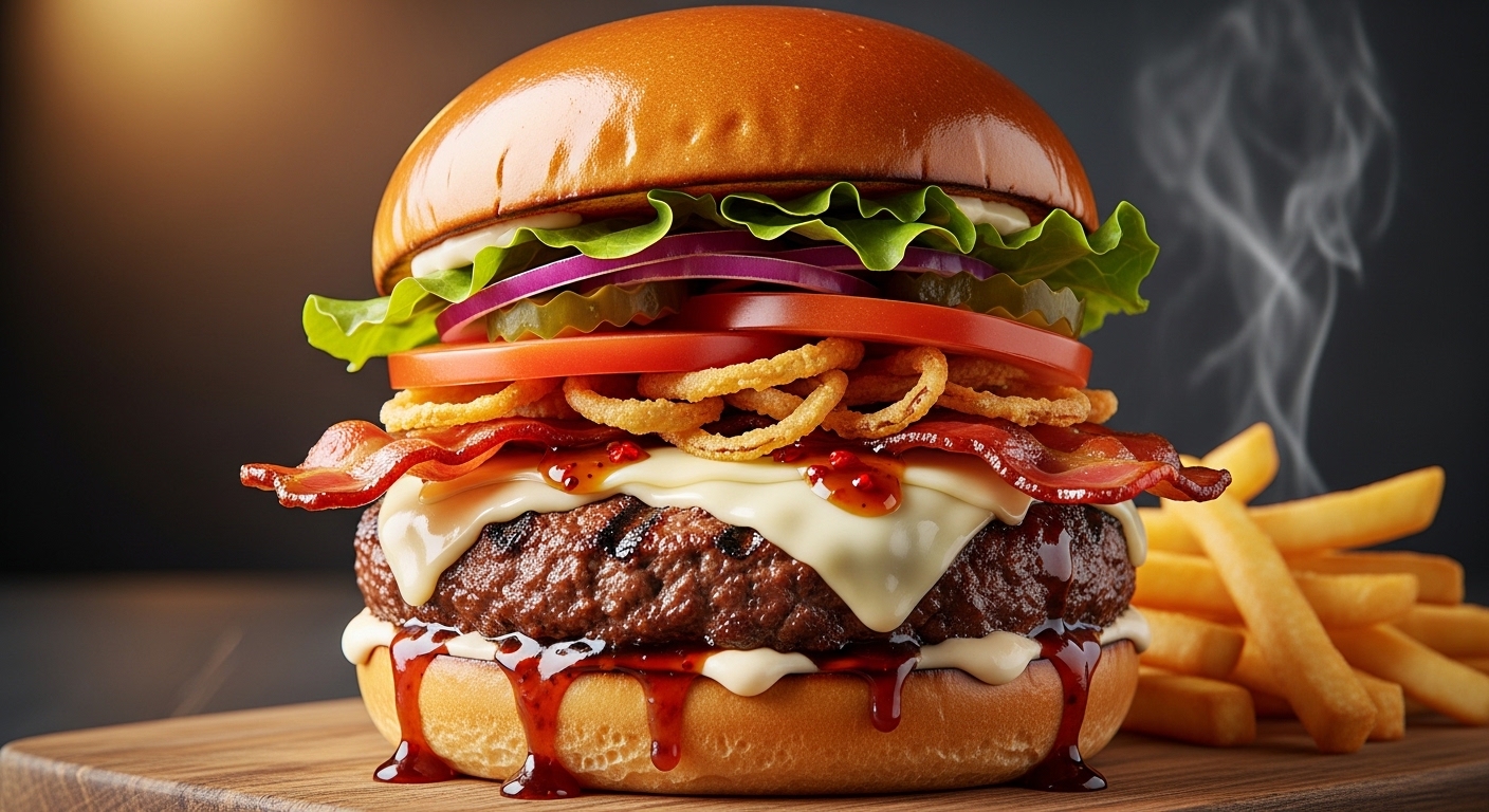 Applebee's Whisky Bacon Burger - Handcrafted Burgers