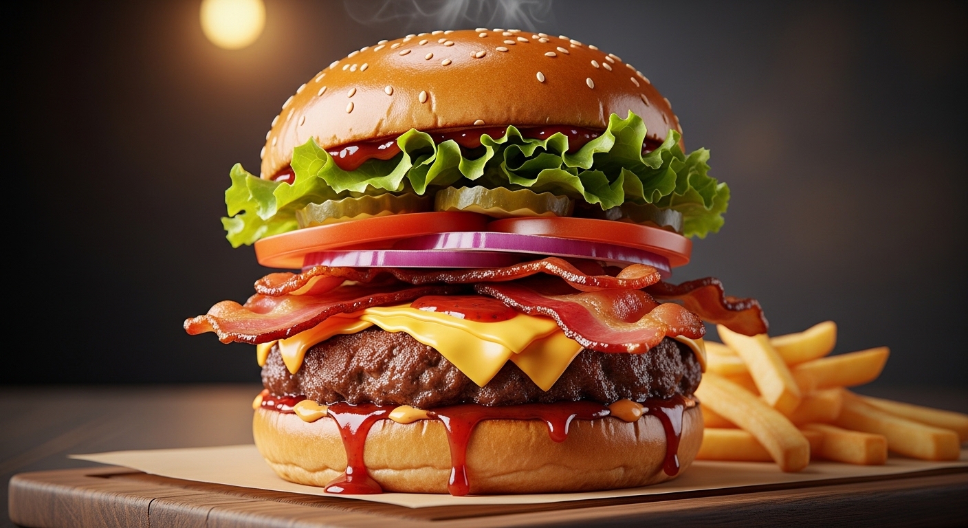 Applebee's Whole Lotta Bacon Burger - Handcrafted Burgers