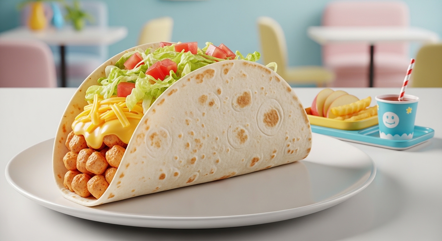 Applebee's Kids Chicken Taco - Kids Menu