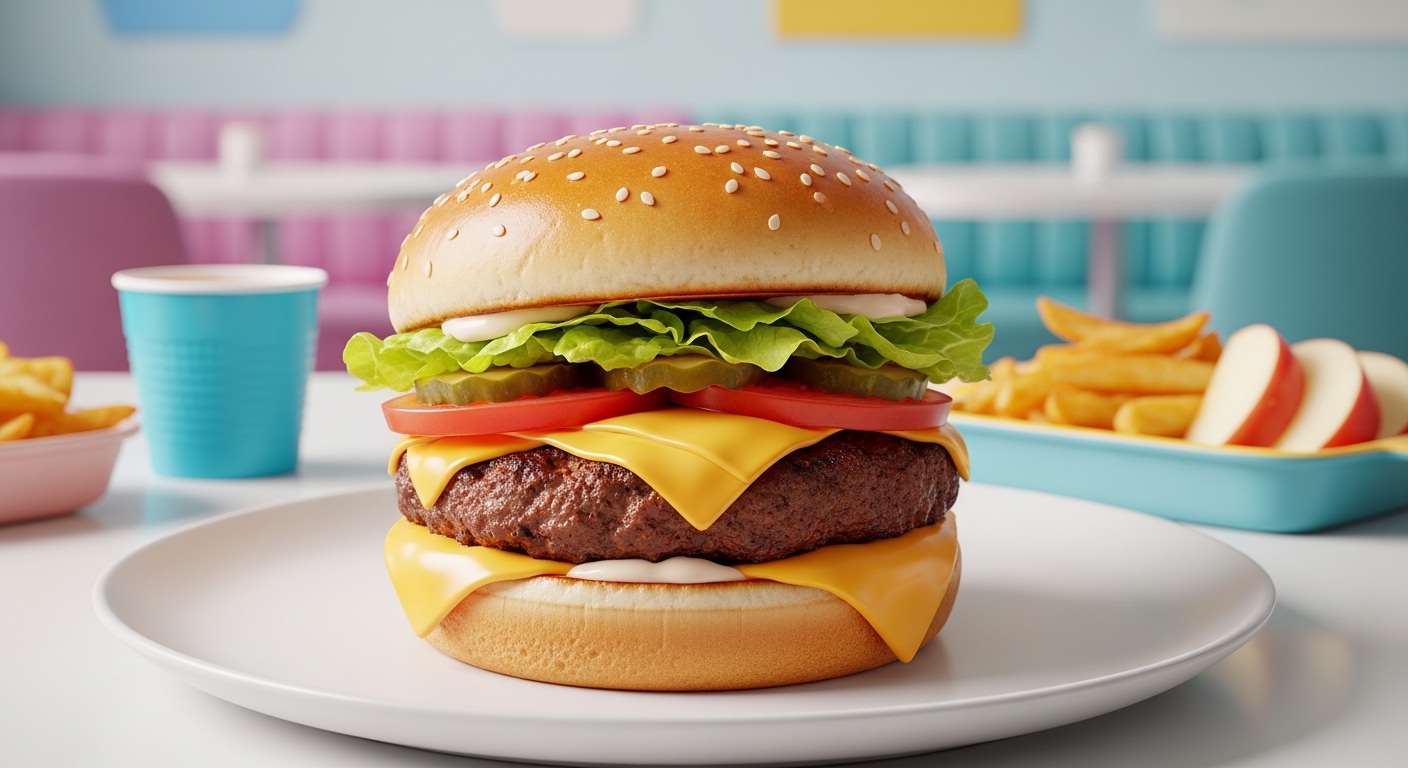 Applebee's Kids Classic Cheeseburger - Kids Menu