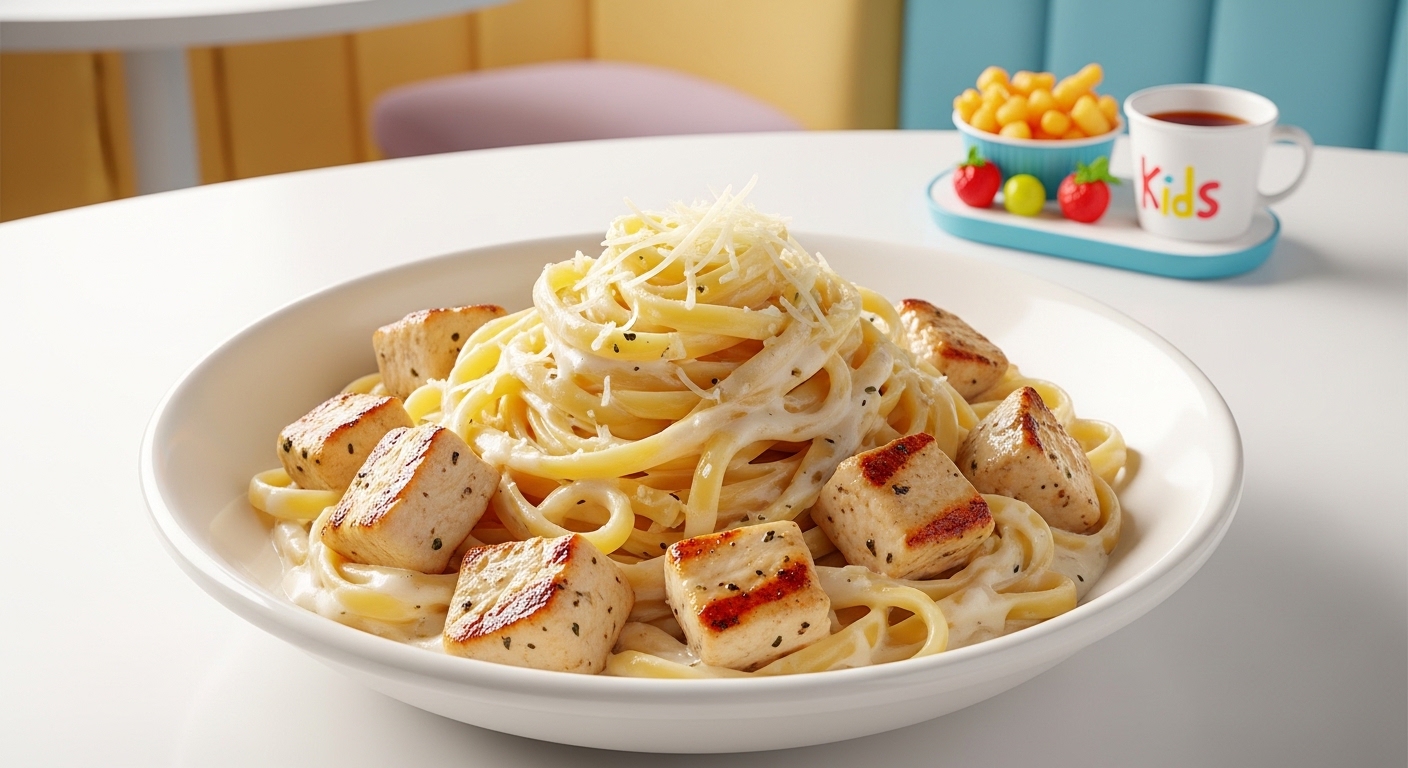 Applebee's Kids Grilled Chicken Alfredo - Kids Menu