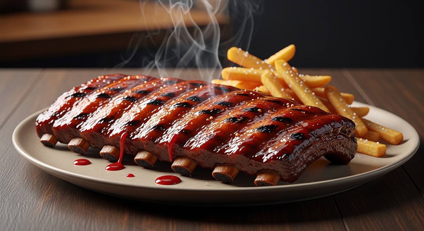 Applebee's Half Rack Double-Glazed Baby Back Ribs - Steaks & Ribs